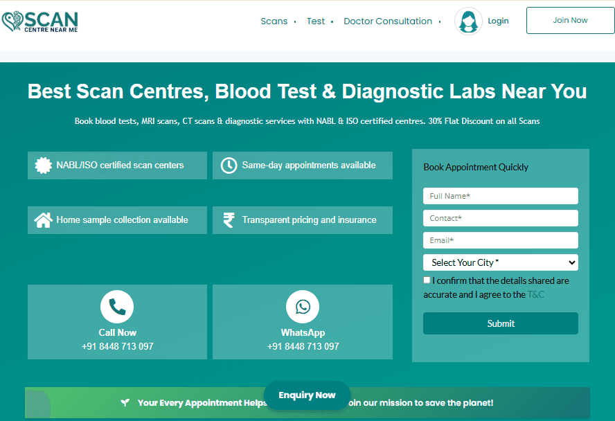 Scan Center Near Me – Website Optimization & Dynamic Functionality
