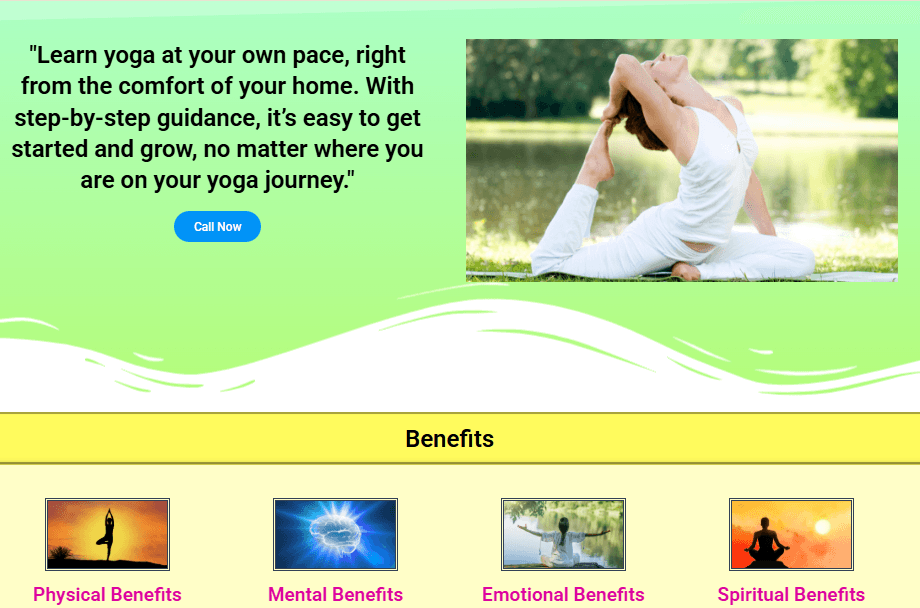 Ever Fit Yoga Website Design & Maintenance