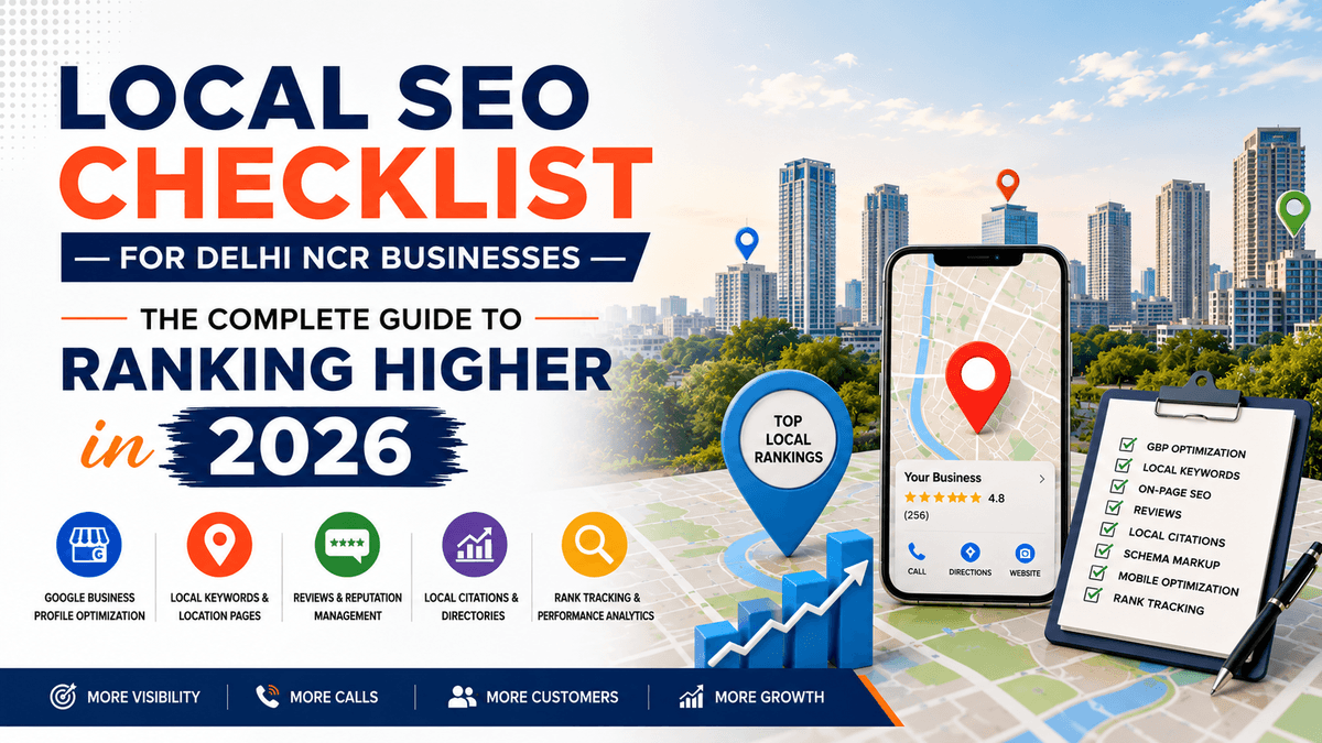 Local SEO Checklist for Delhi NCR Businesses: The Complete Guide to Ranking Higher in 2026