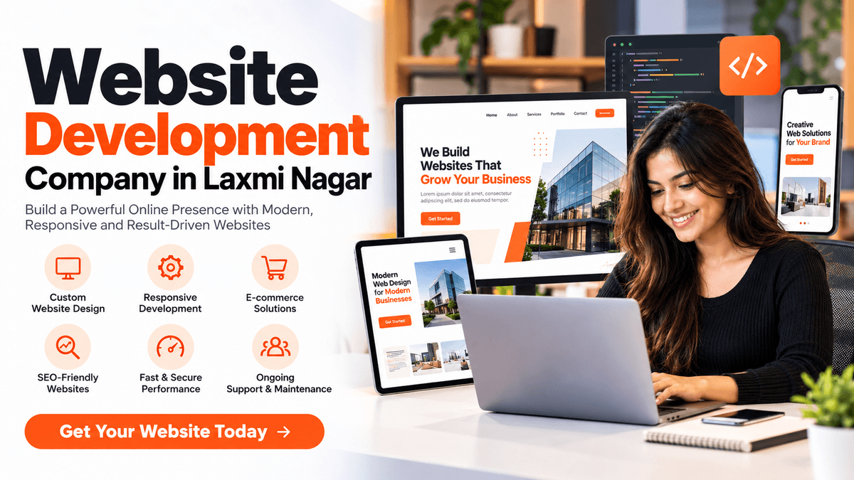 Website Development Company in Laxmi Nagar