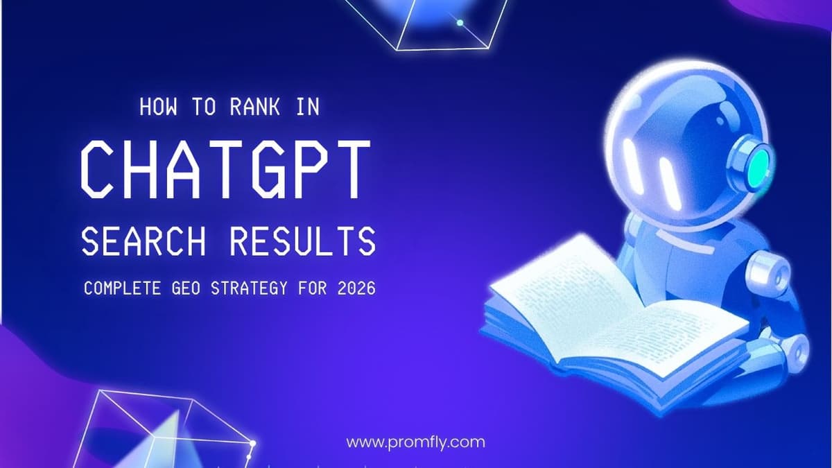 How to Rank in ChatGPT Search Results: Complete GEO Strategy for 2026