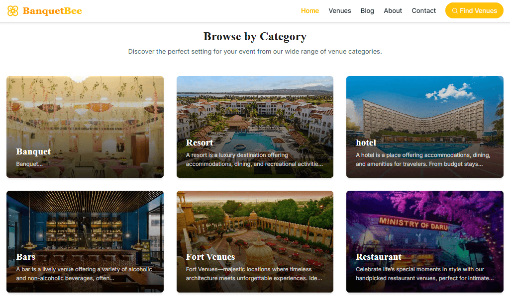 BanquetBee – Platform Development
