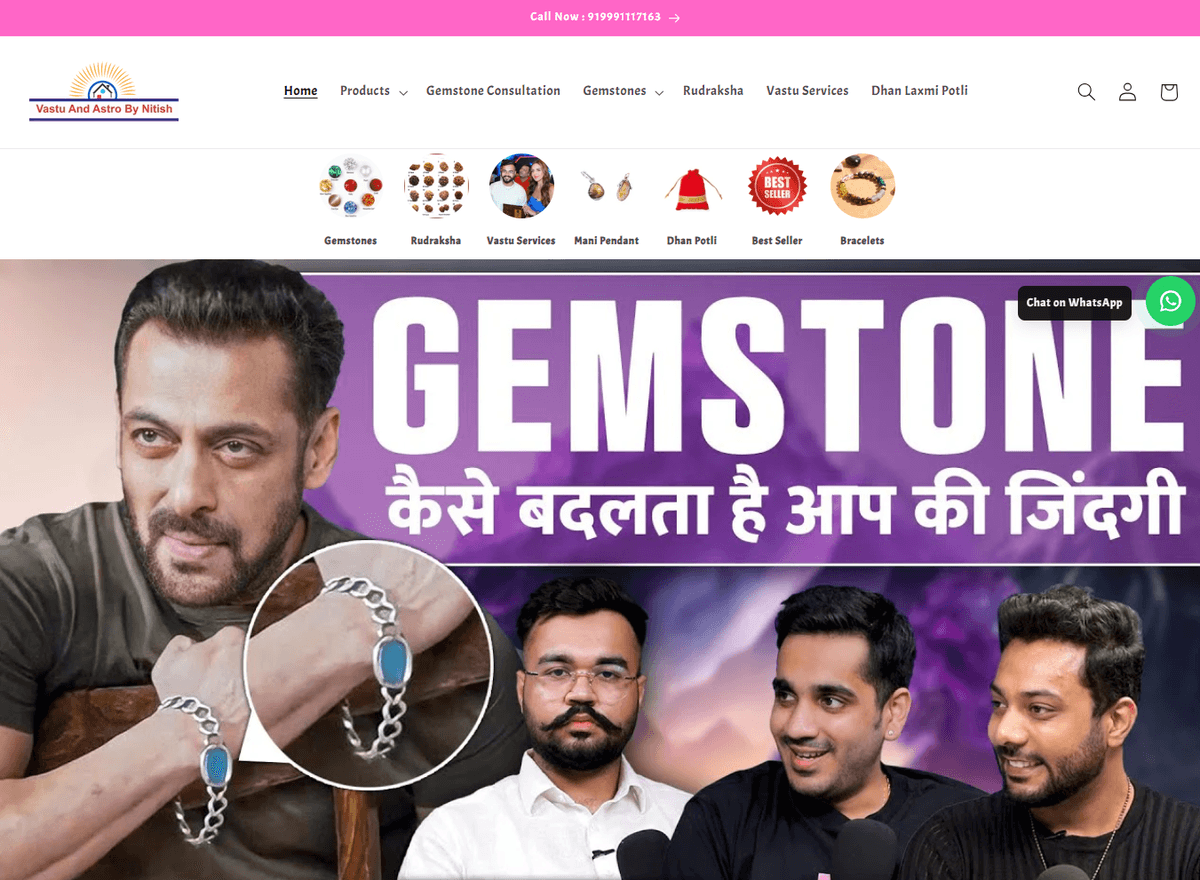 True Gems Kart Shopify Website & UGC Content