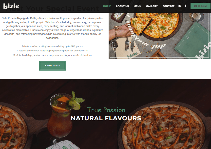 Cafe Kizie – Web & Marketing