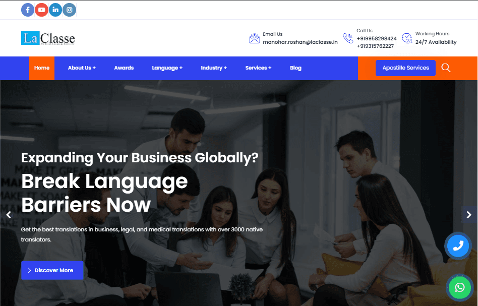 La Classe – SEO Optimization