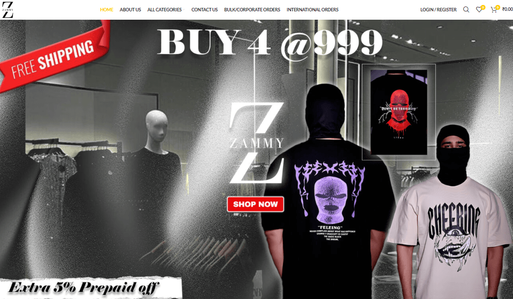 Zammy – Shopify Store