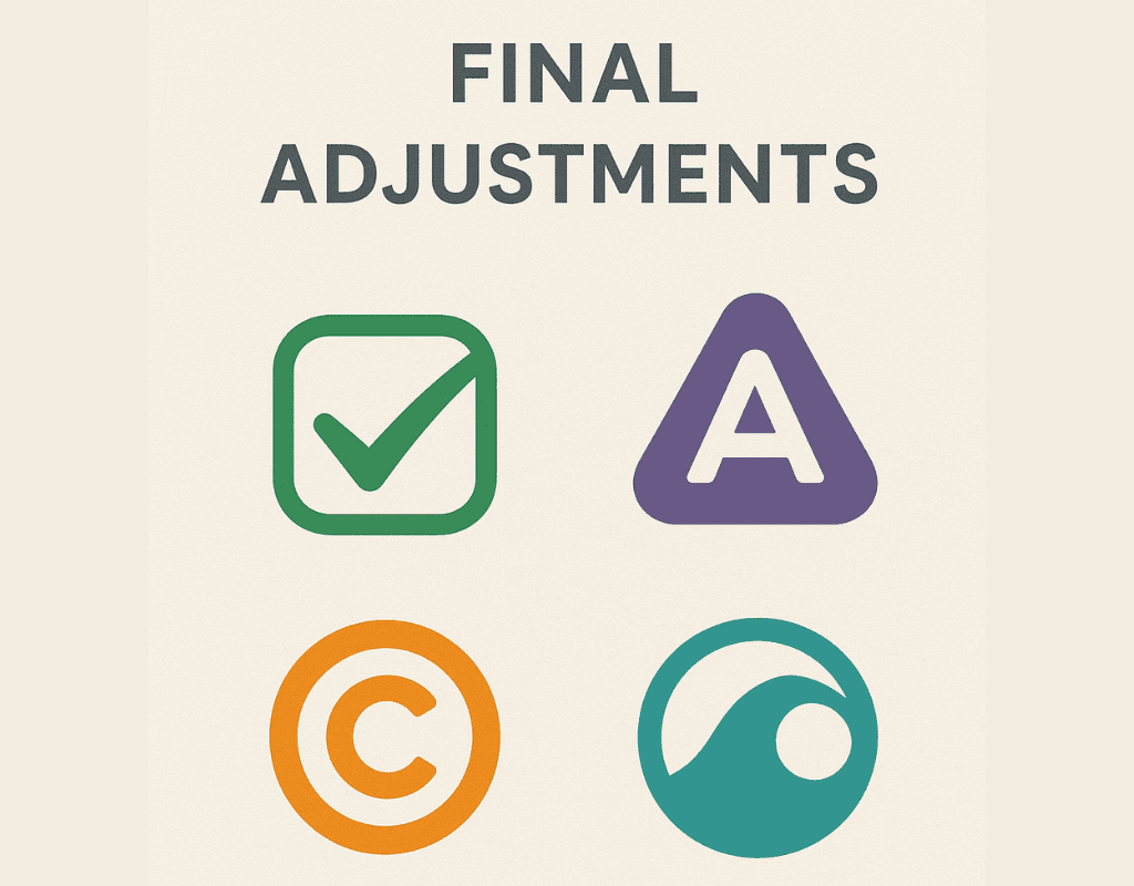 Final Adjustments