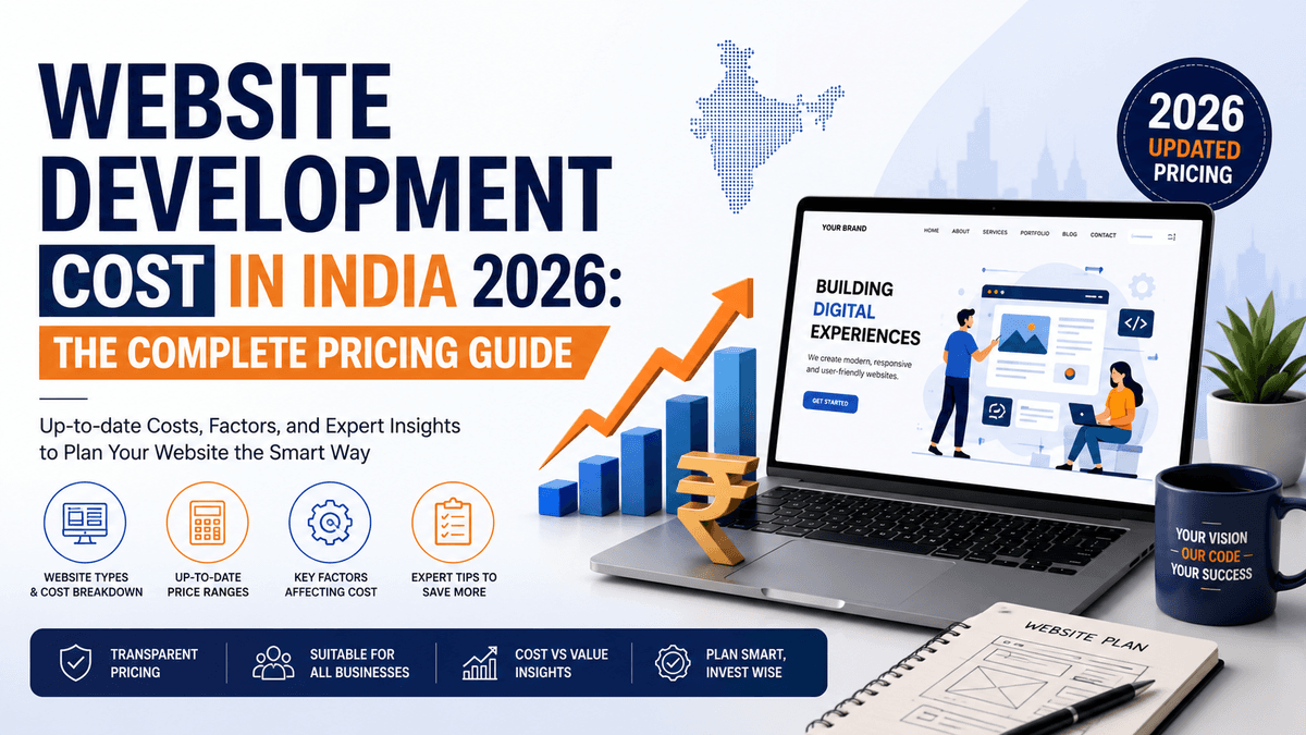 Website Development Cost in India 2026: The Complete Pricing Guide