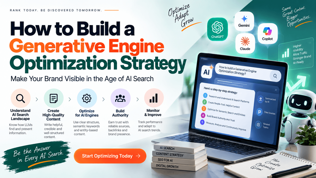 How to Build a Generative Engine Optimization Strategy