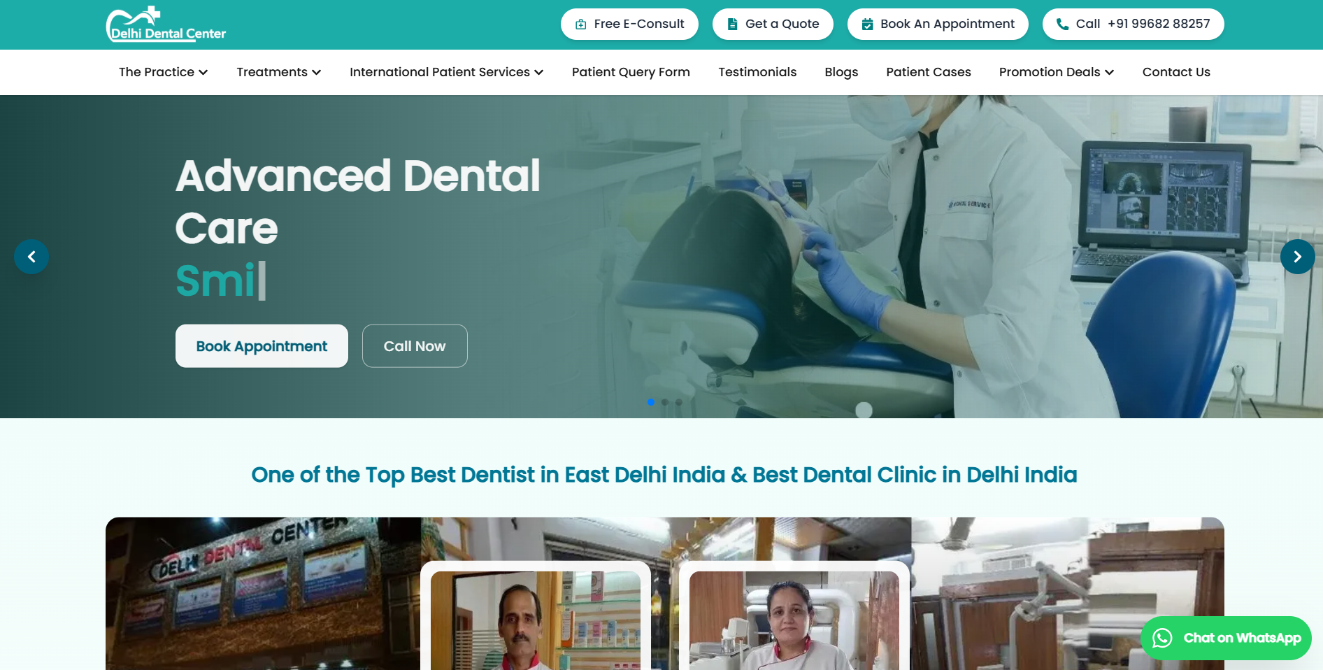 Dental Center website preview