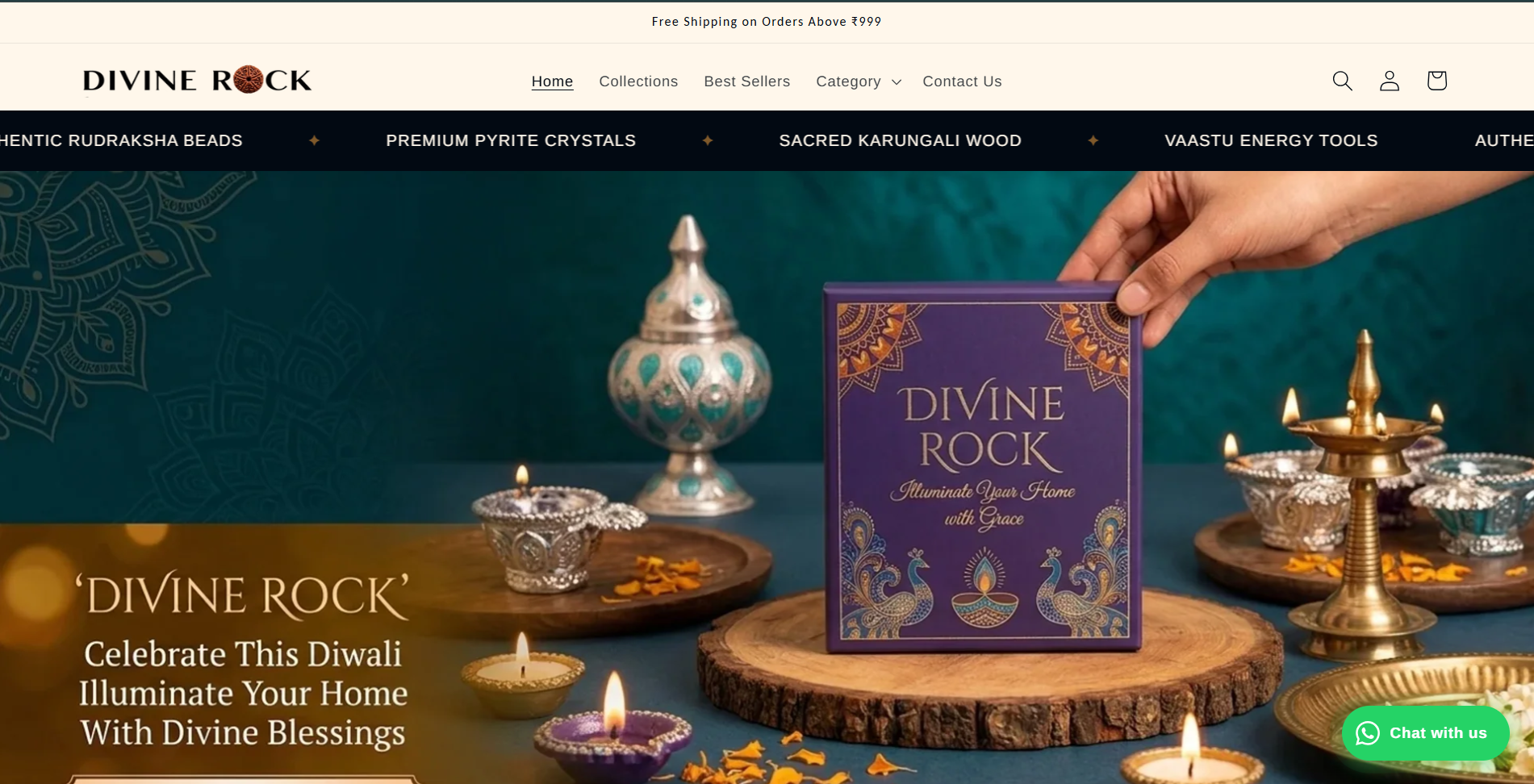 Divine Rock website preview