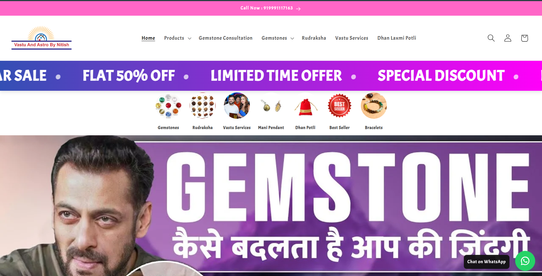 TrueGemsKart website preview